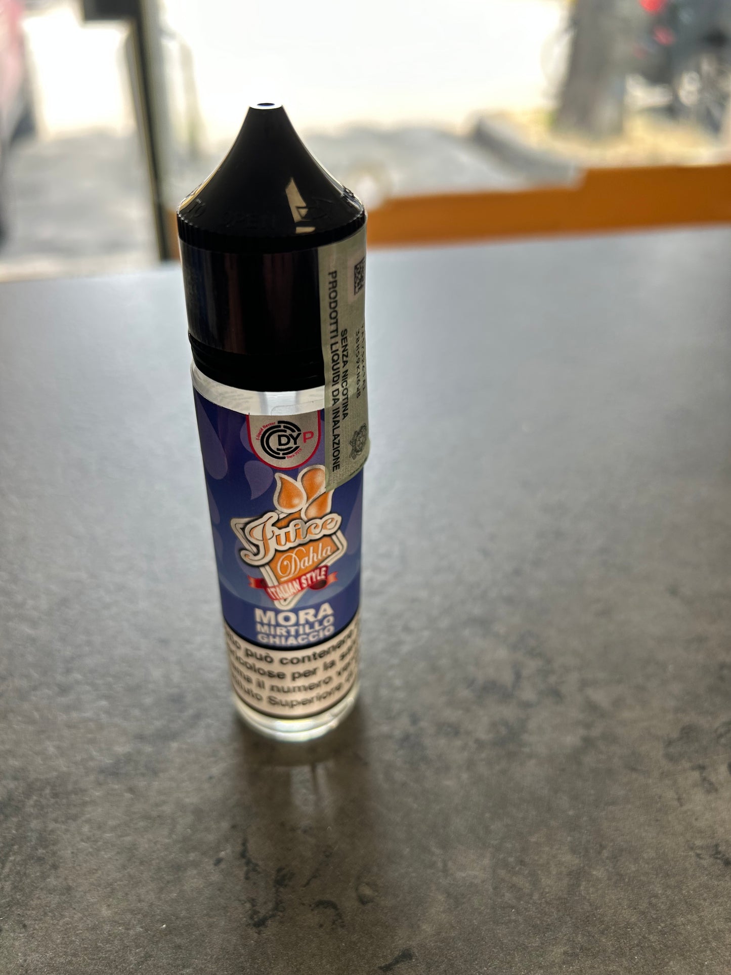 Liquido svapo 60 ml mora mirtillo e ghiaccio