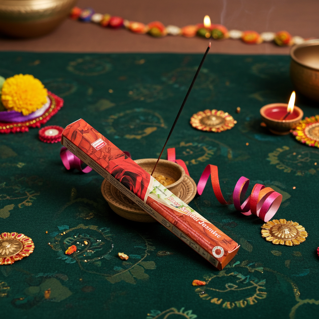 Incenso alla rosa gelsomino e sandalo