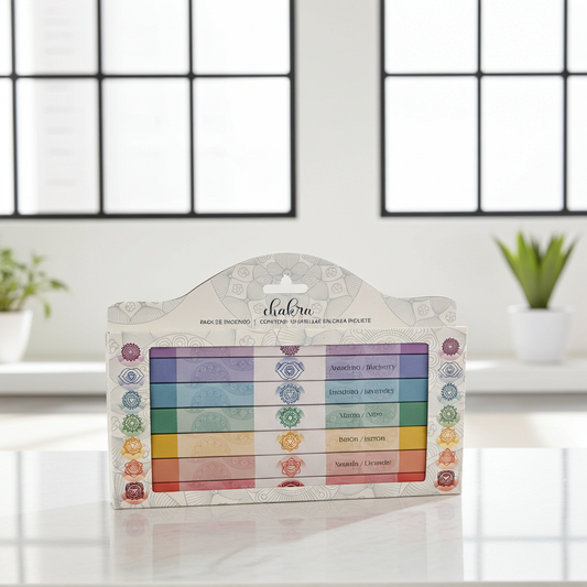 scatola incenso dei 7 chakra