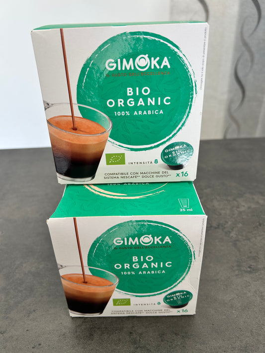 Capsule caffè arabica bio organic dolce gusto