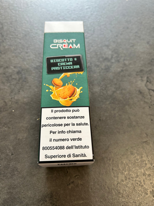 Liquido svapo 60 ml biscotto e crema pasticcera