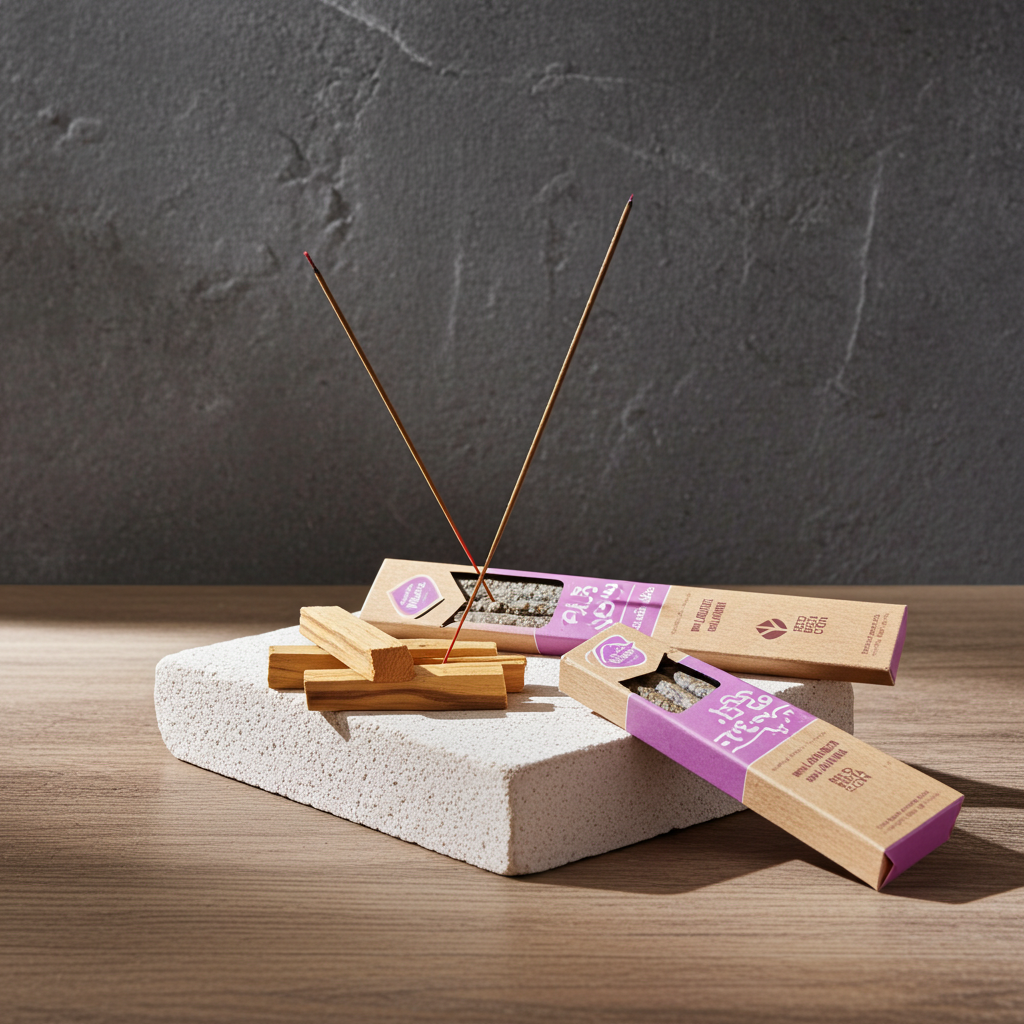 Incenso al palo santo e lavanda