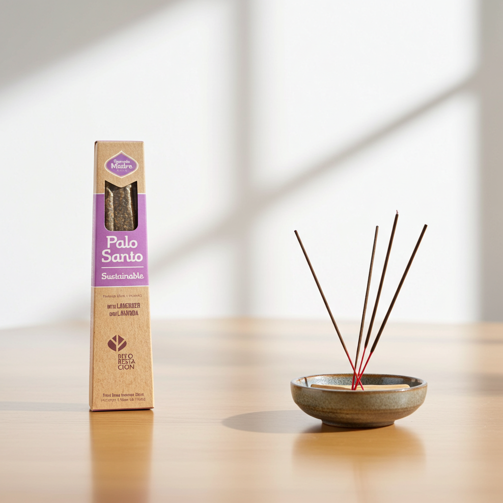 Incenso al palo santo e lavanda