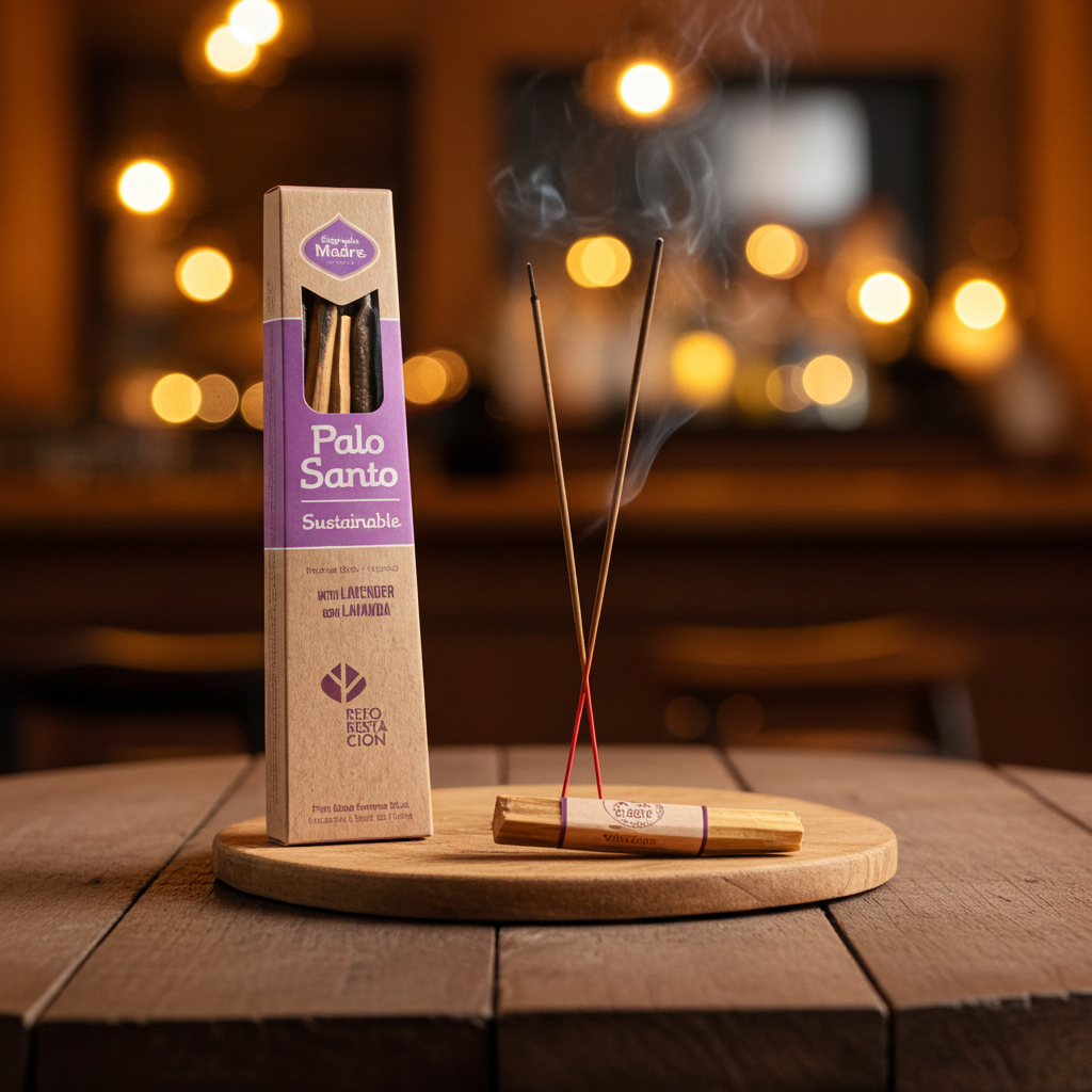Incenso al palo santo e lavanda