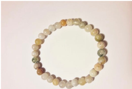 bracciale 6mm agata lace